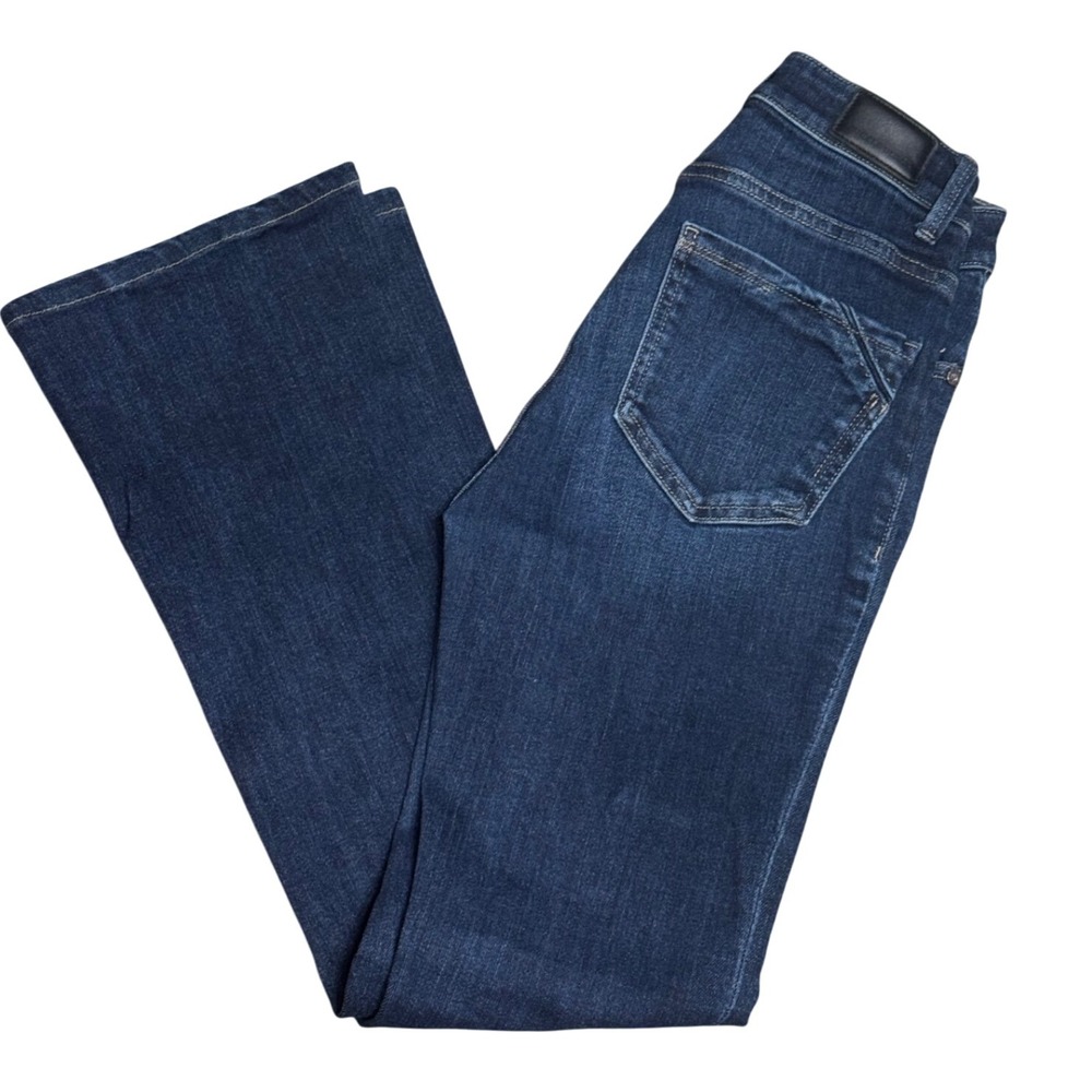 Buckle Black Bootcut Jeans Dark Wash Denim Comfort Stretch Womens Size 25x32
